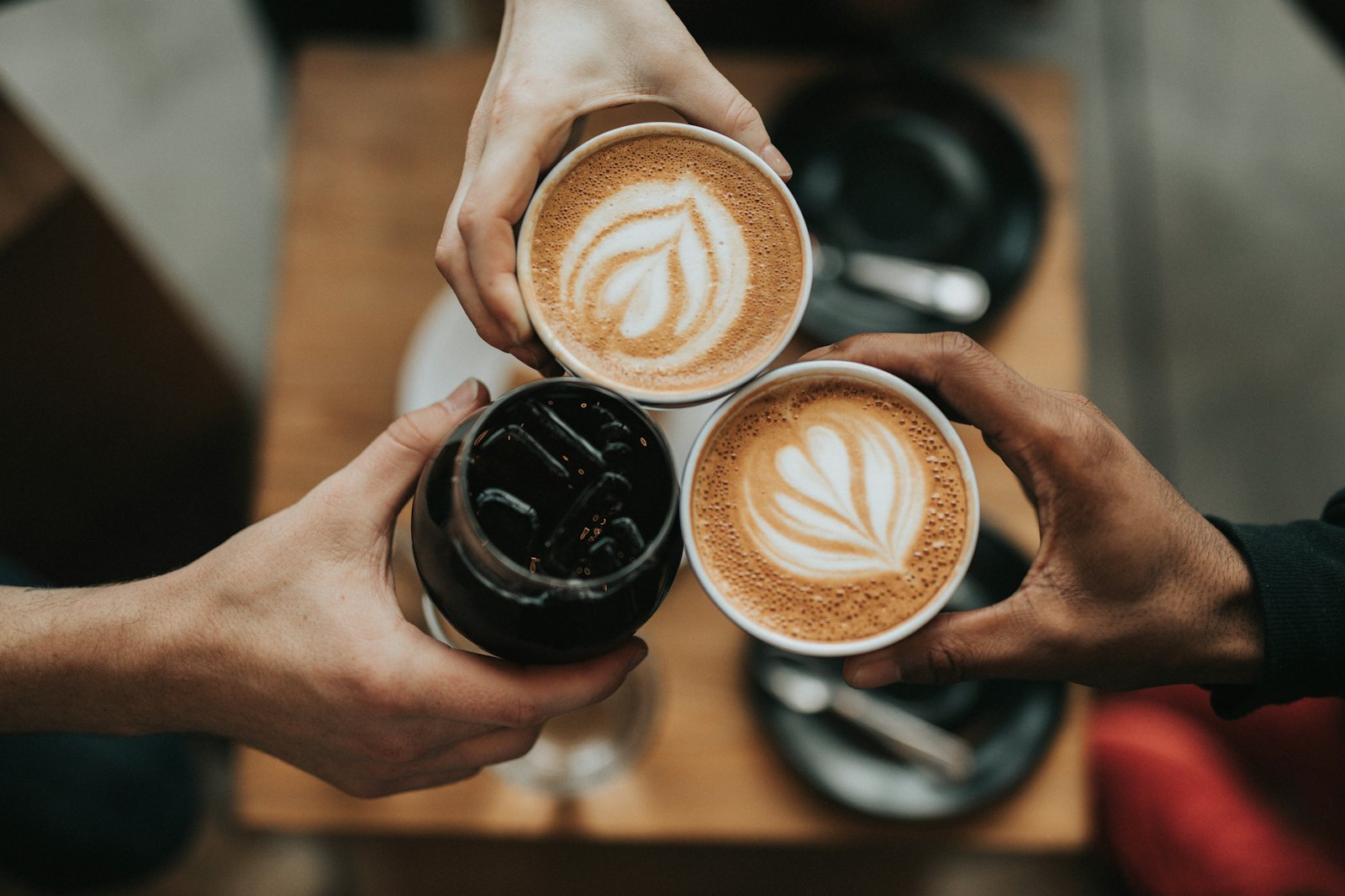 Barista preparing a pour-over coffee